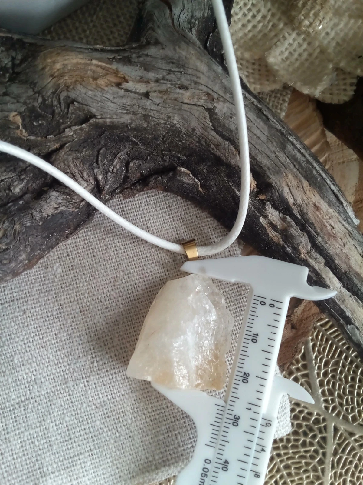 Collier geluk hanger citroen steen 💛. – photo 3